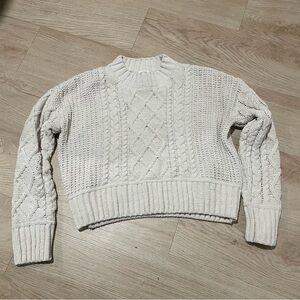 Hippie Rose Cropped Knit Sweater